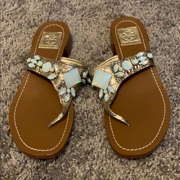 tory burch studded sandals